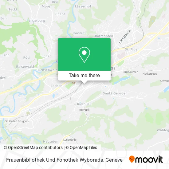 Frauenbibliothek Und Fonothek Wyborada map