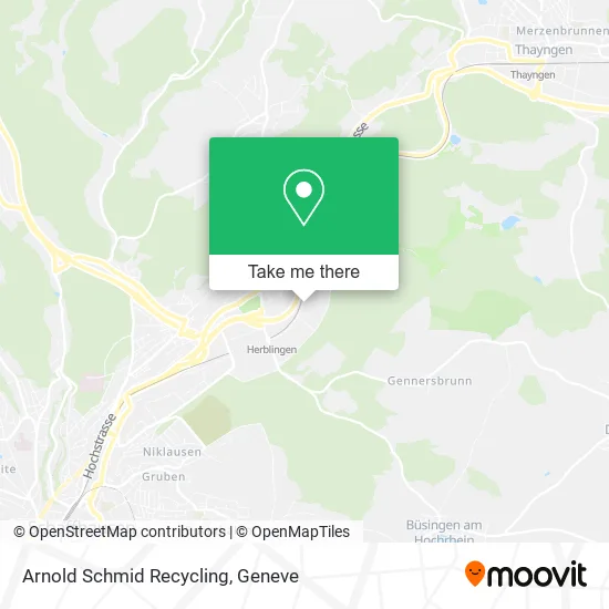 Arnold Schmid Recycling map