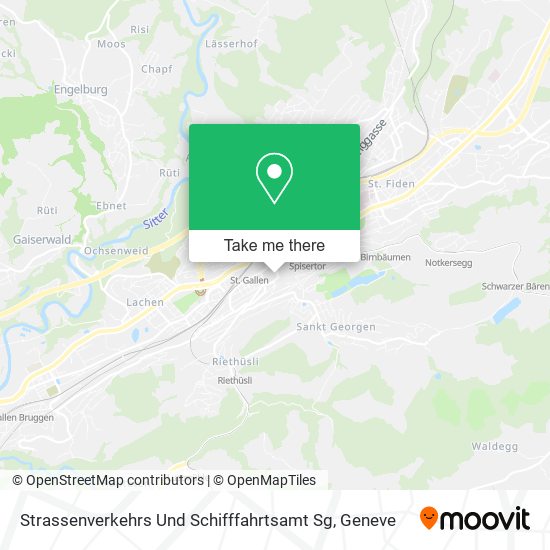 Strassenverkehrs Und Schifffahrtsamt Sg map