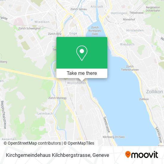 Kirchgemeindehaus Kilchbergstrasse map
