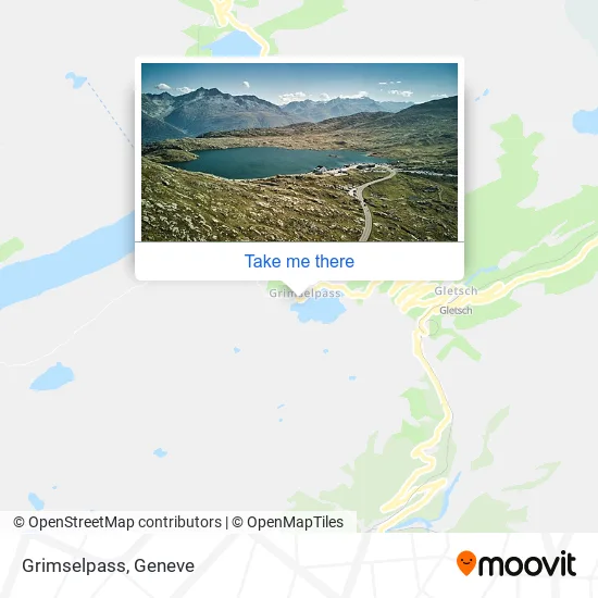 Grimselpass map