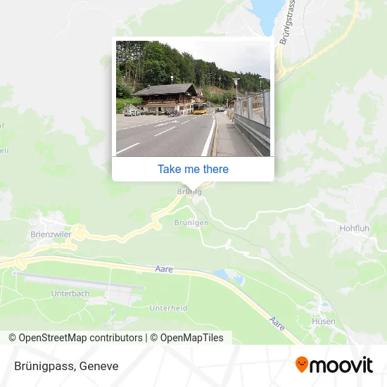 Brünigpass map