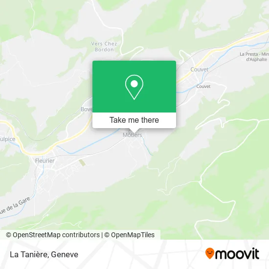 La Tanière map