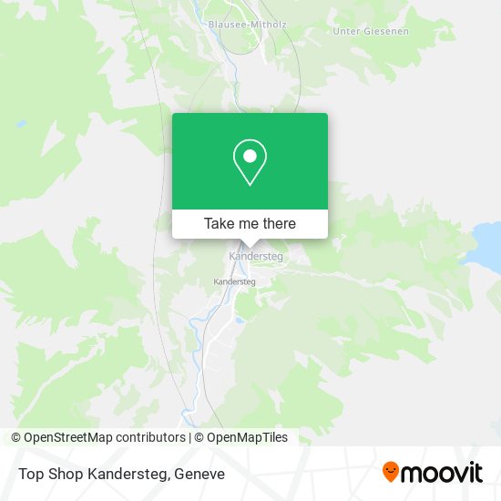 Top Shop Kandersteg map