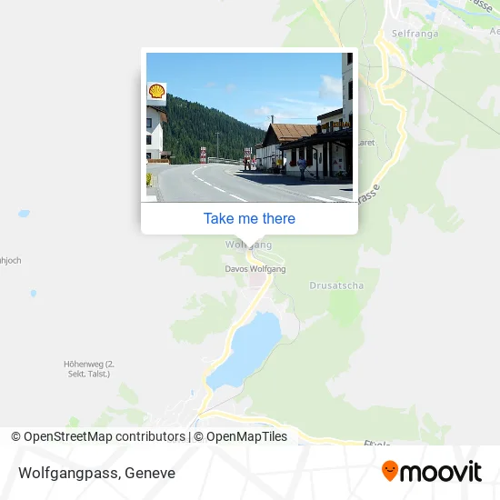 Wolfgangpass map