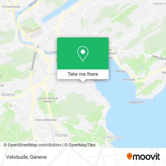 Velobude map