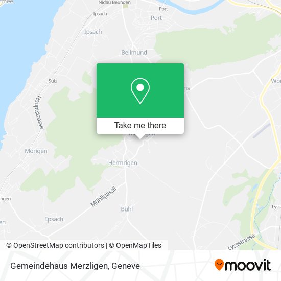 Gemeindehaus Merzligen map