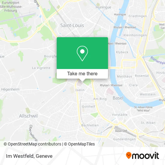 Im Westfeld map