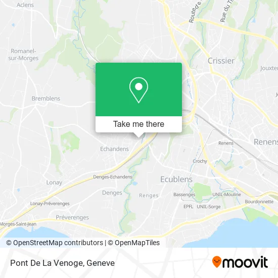 Pont De La Venoge map