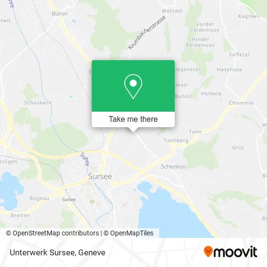 Unterwerk Sursee map