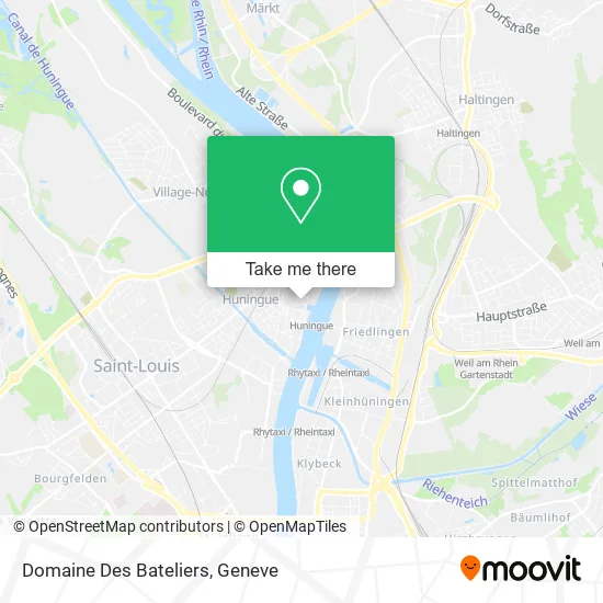 Domaine Des Bateliers map