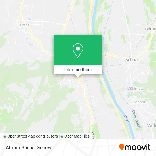 Atrium Buchs map