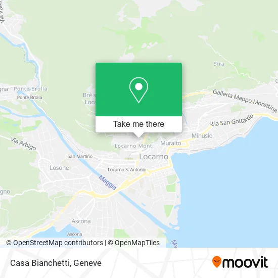 Casa Bianchetti map