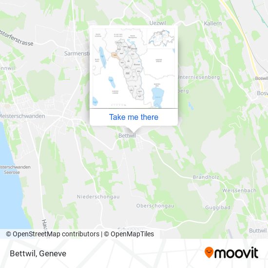 Bettwil map