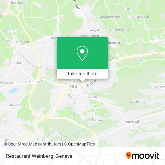 Restaurant Weinberg map