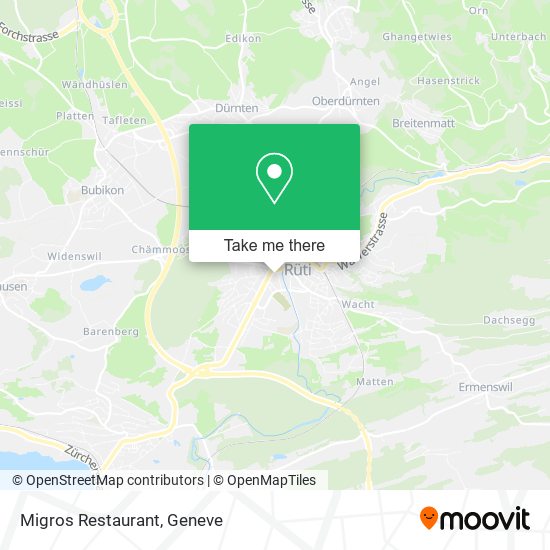 Migros Restaurant map