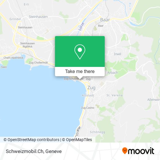 Schweizmobil.Ch map