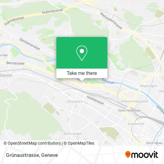 Grünaustrasse map