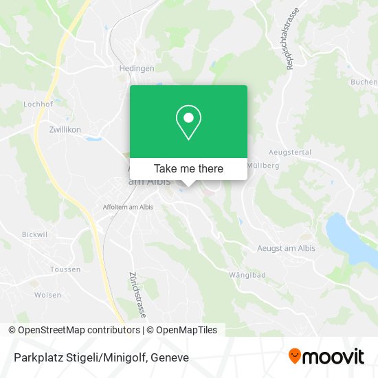 Parkplatz Stigeli/Minigolf plan