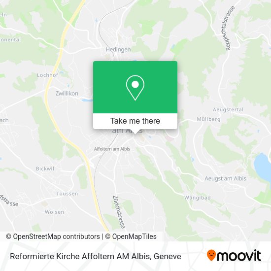 Reformierte Kirche Affoltern AM Albis map