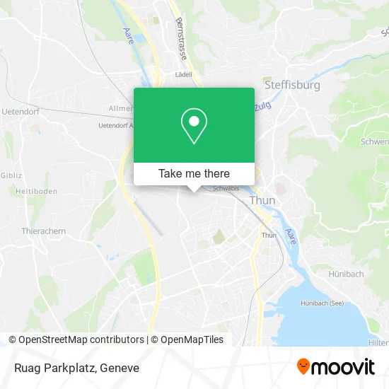 Ruag Parkplatz map