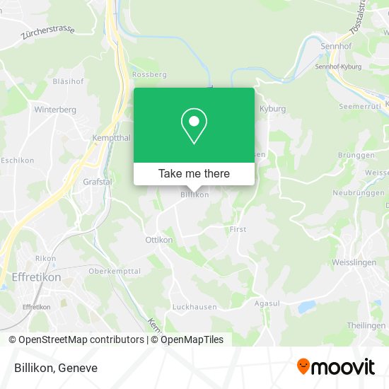Billikon map