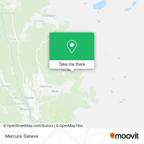 Mercure map