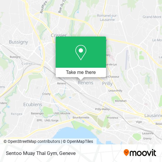 Sentoo Muay Thaï Gym map