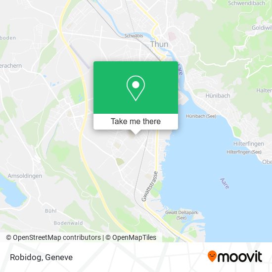 Robidog map