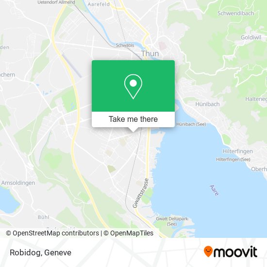 Robidog map