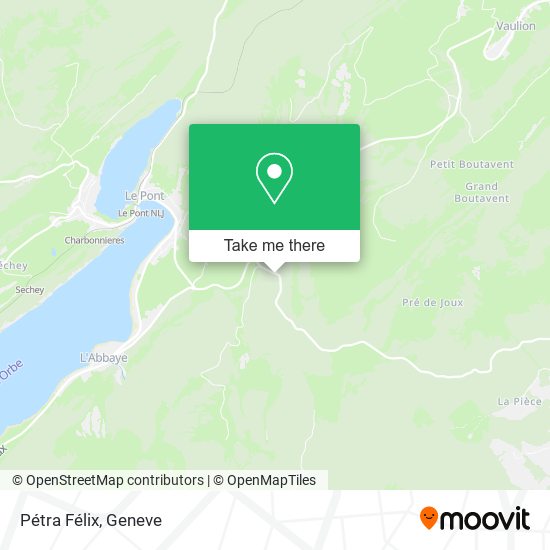 Pétra Félix map
