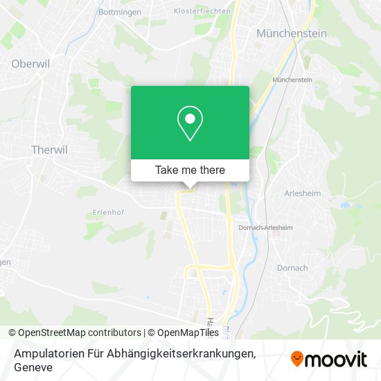 Ampulatorien Für Abhängigkeitserkrankungen map