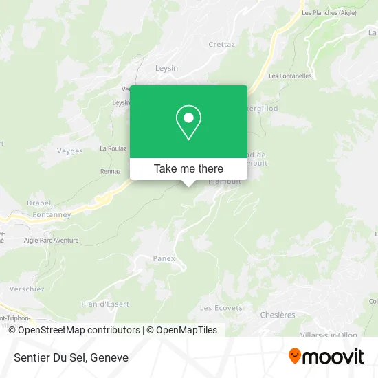 Sentier Du Sel map