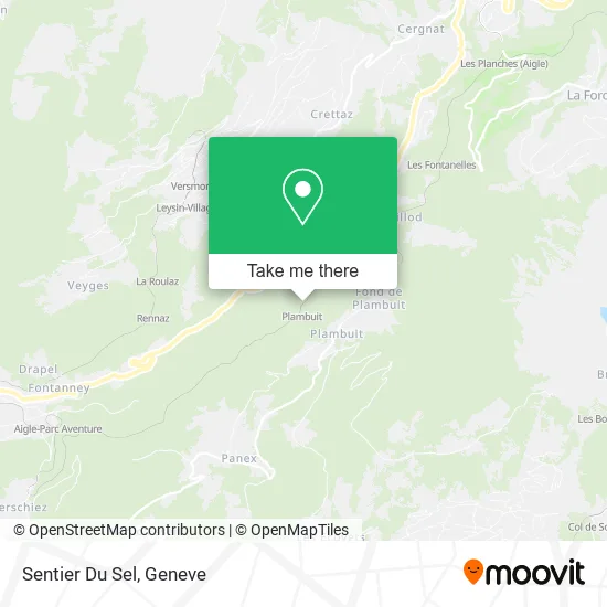 Sentier Du Sel map
