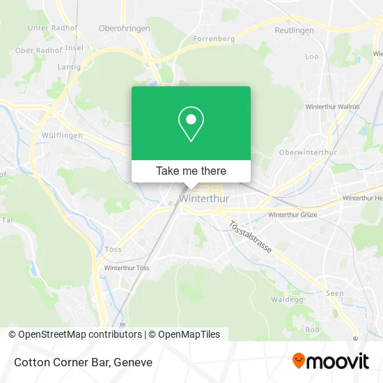 Cotton Corner Bar map