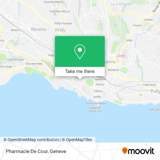 Pharmacie De Cour map