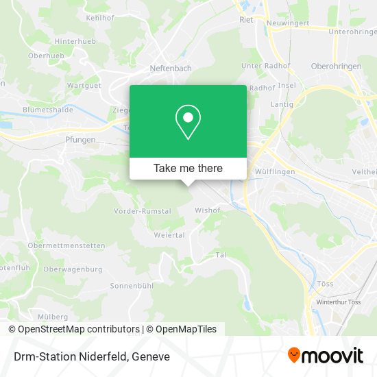 Drm-Station Niderfeld map