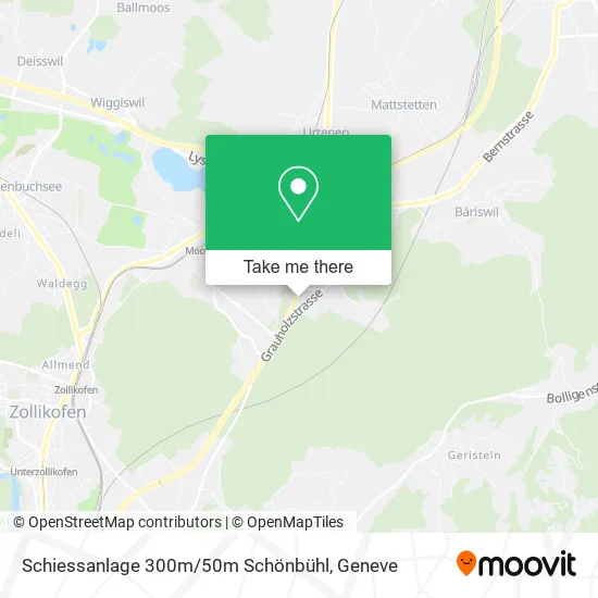 Schiessanlage 300m / 50m Schönbühl map
