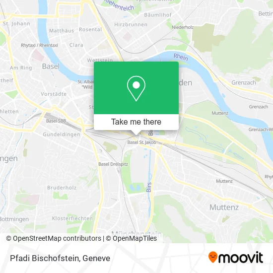 Pfadi Bischofstein map