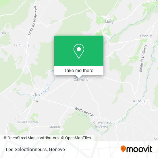 Les Sélectionneurs map