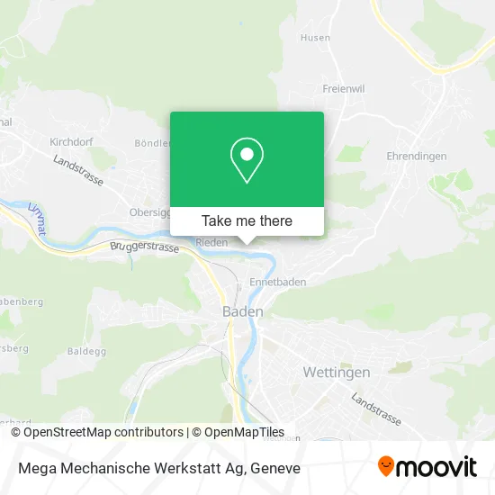 Mega Mechanische Werkstatt Ag map