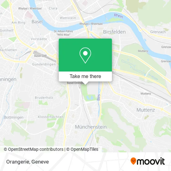 Orangerie map
