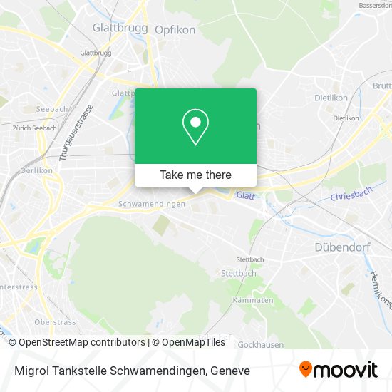 Migrol Tankstelle Schwamendingen map