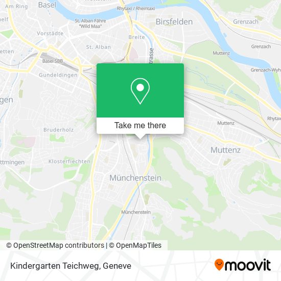 Kindergarten Teichweg map