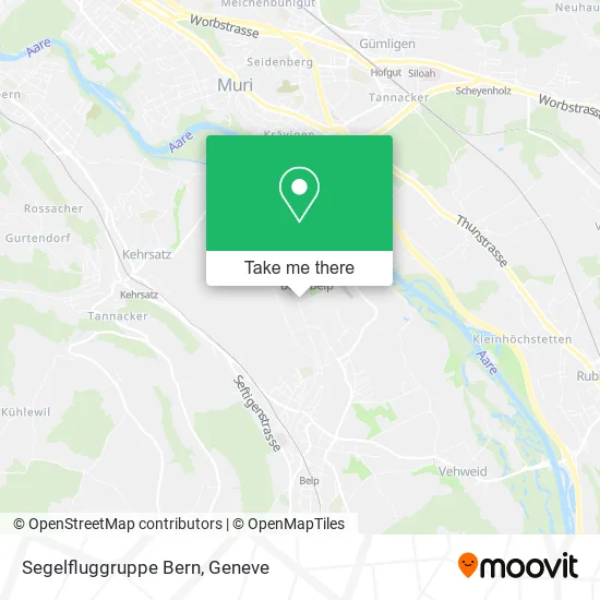 Segelfluggruppe Bern map