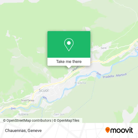 Chauennas map
