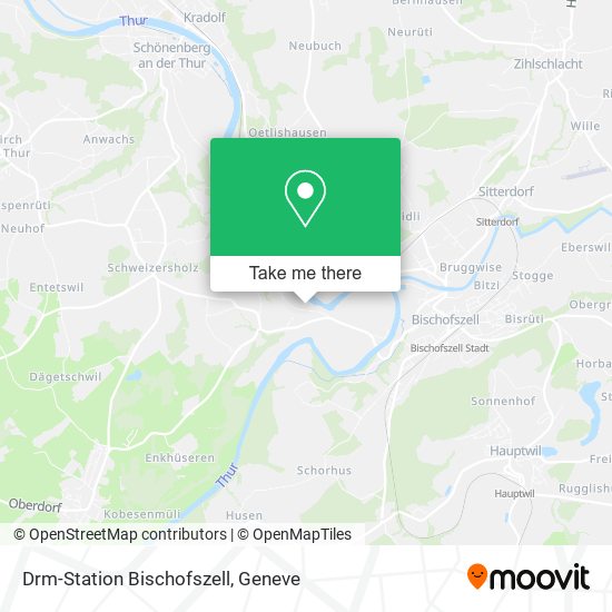 Drm-Station Bischofszell map