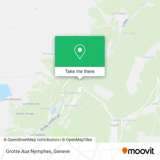 Grotte Aux Nymphes map
