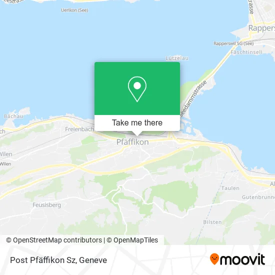 Post Pfäffikon Sz map