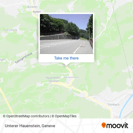 Unterer Hauenstein map